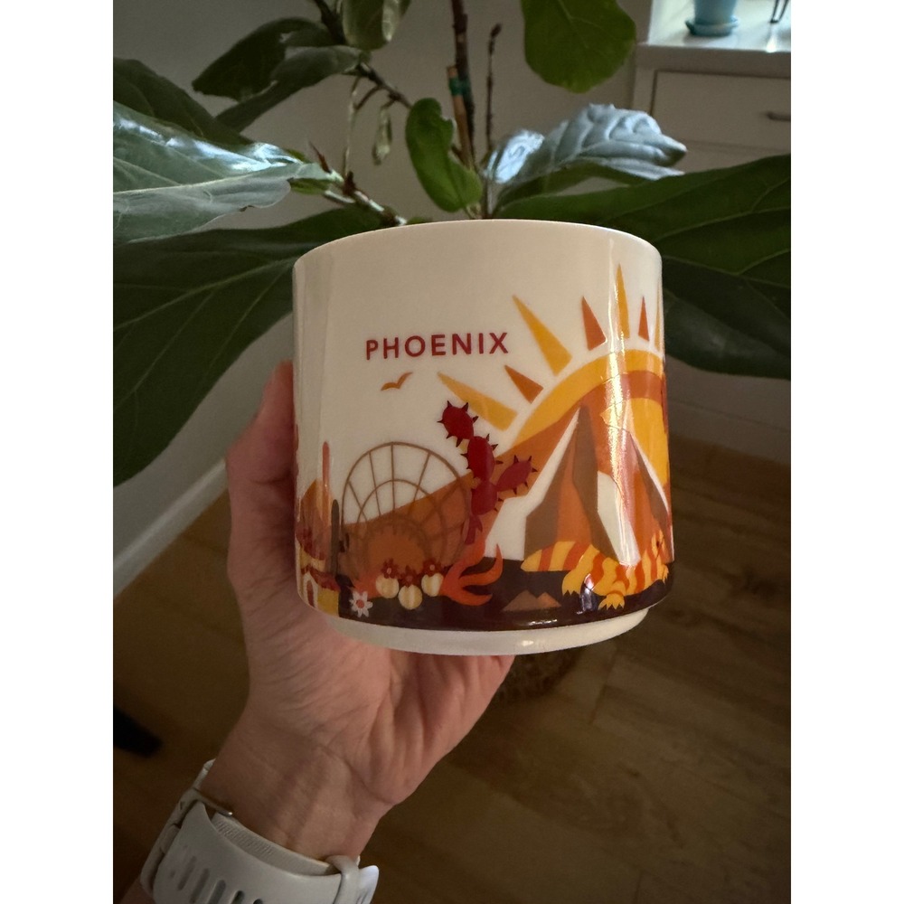 Starbucks You Are Here Phoenix Mug 14oz Coffee Cup Desert Cactus 2017